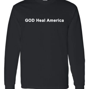 'GOD Heal America' Long Sleeve T-Shirt